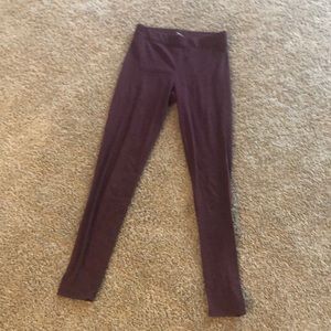 VS Pink Maroon Leggings Size S